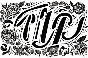 J letter tattoo idea