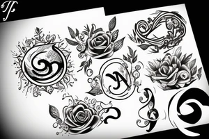 J letter tattoo idea