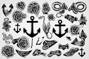Anchor tattoo idea