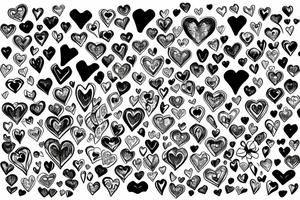 Draw a heart with j tattoo idea