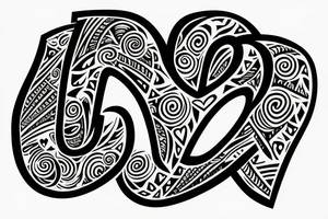 Loving heartl with a big j letter inside tattoo idea