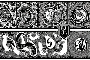 letter j seal tattoo idea