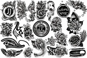 letter j seal tattoo idea