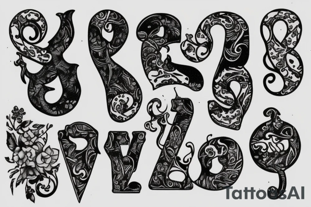 letter j seal tattoo idea