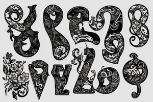 letter j seal tattoo idea