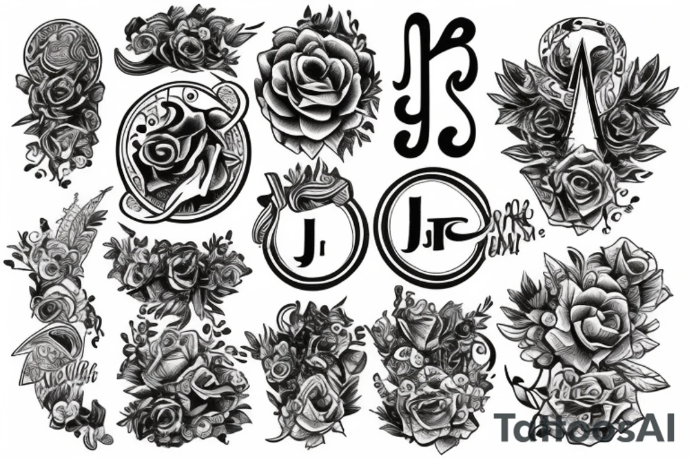 letter j seal tattoo idea