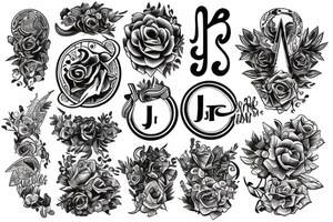 letter j seal tattoo idea