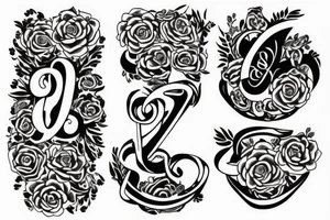letter j seal tattoo idea