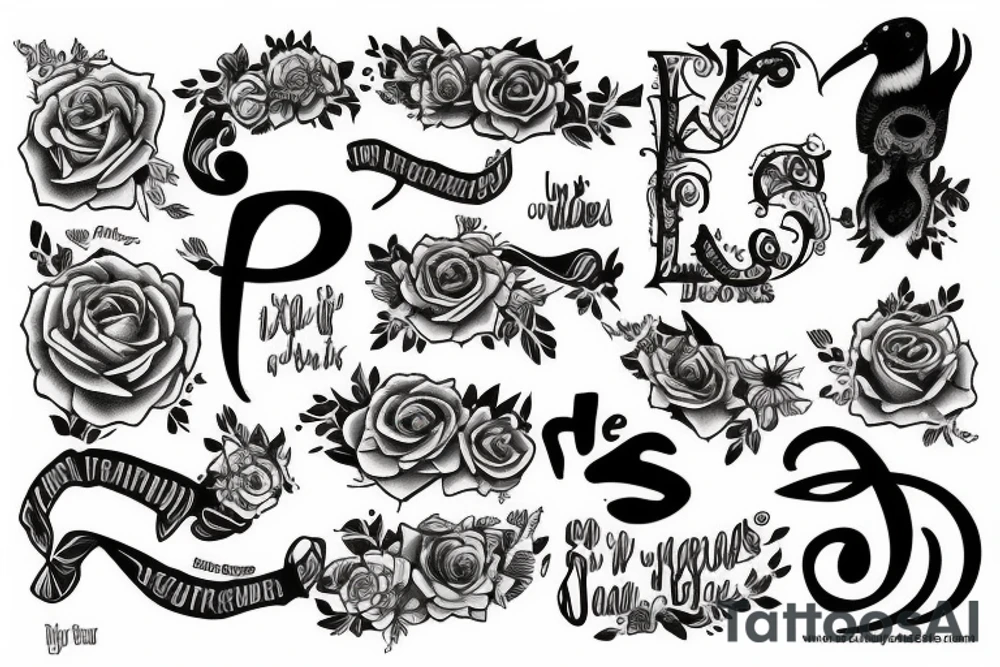 letter j seal tattoo idea