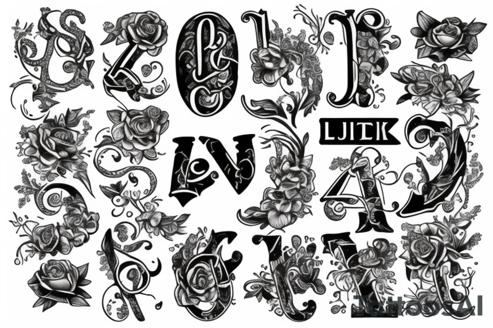 letter j seal tattoo idea