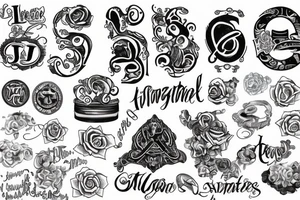 letter j seal tattoo idea
