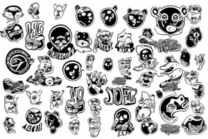 letter j seal tattoo idea