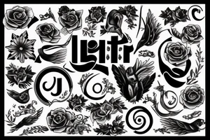 letter j seal tattoo idea