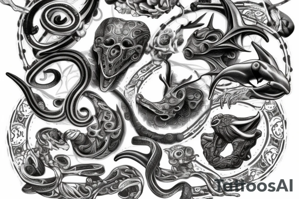 letter j seal tattoo idea