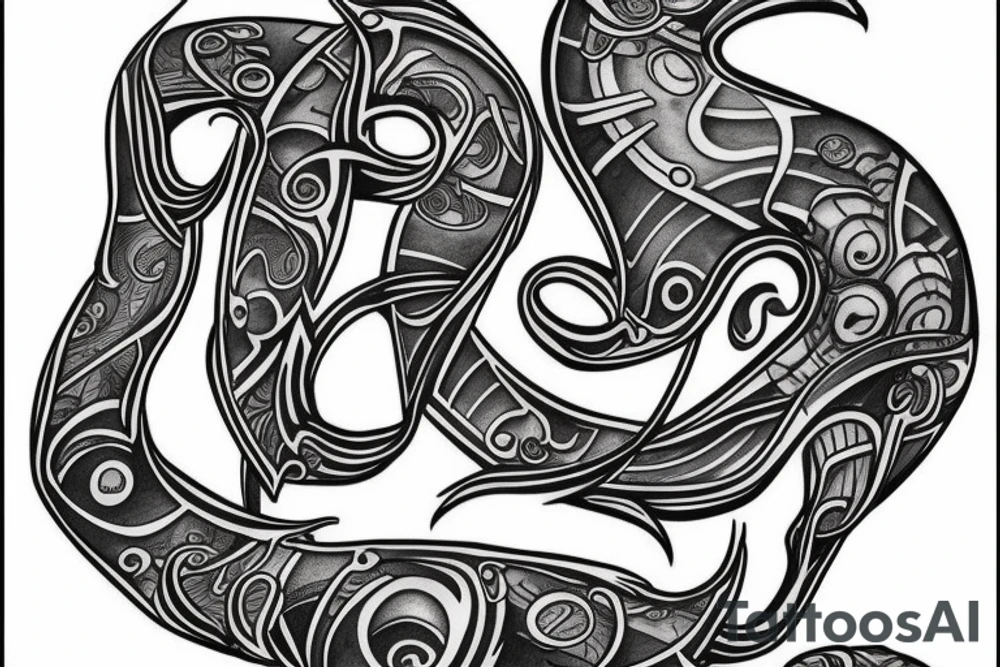letter j seal tattoo idea