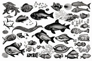 Scuba diving tattoo idea