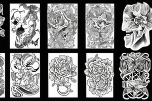 A four piece puzzle. tattoo idea