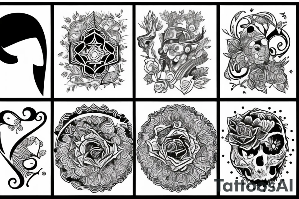 A four piece puzzle. tattoo idea