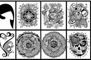 A four piece puzzle. tattoo idea