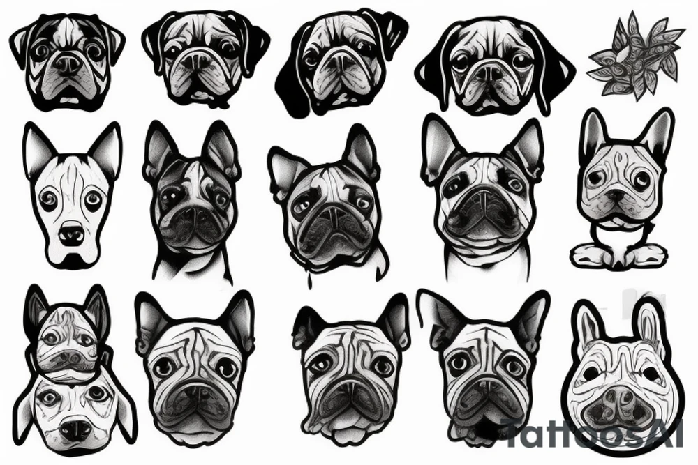 1 Dog tattoo idea