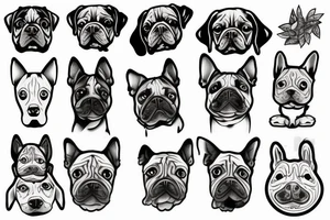 1 Dog tattoo idea