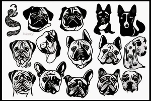 1 Dog tattoo idea