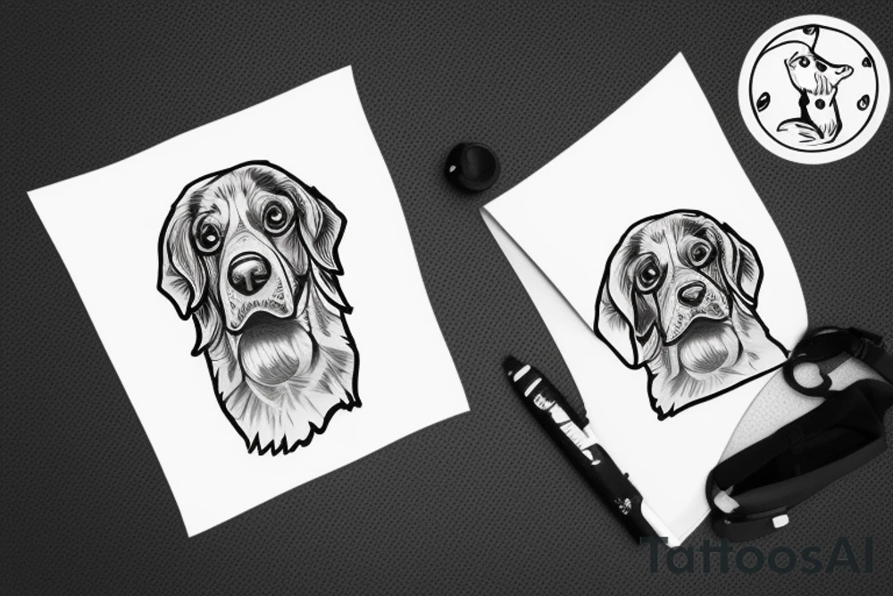 Big dog tattoo idea