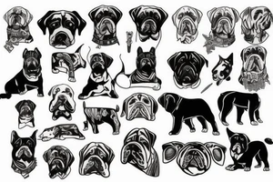 Big dog tattoo idea