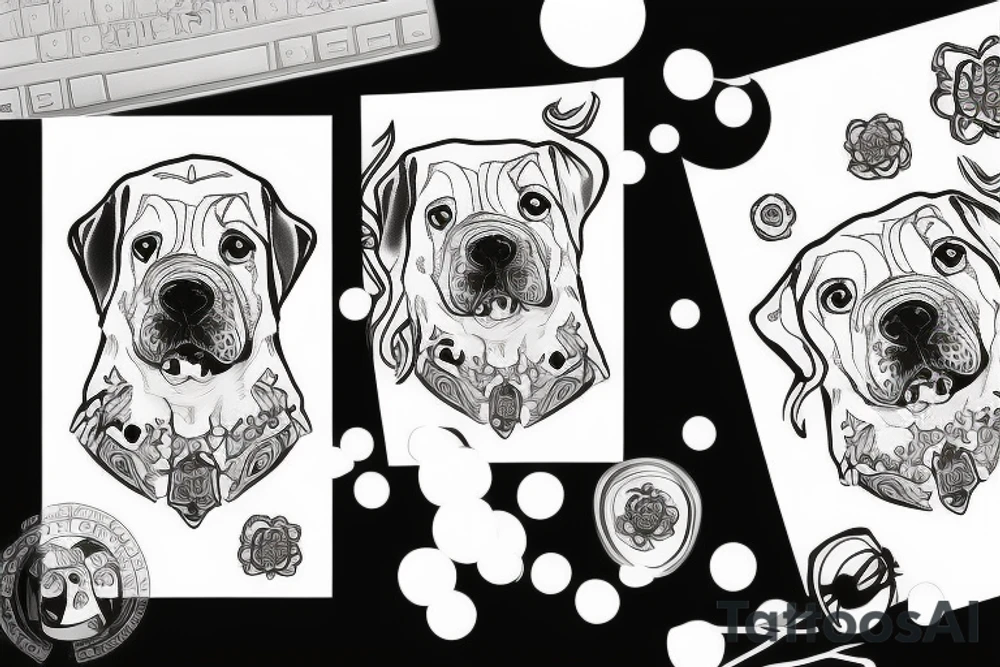 Big dog tattoo idea