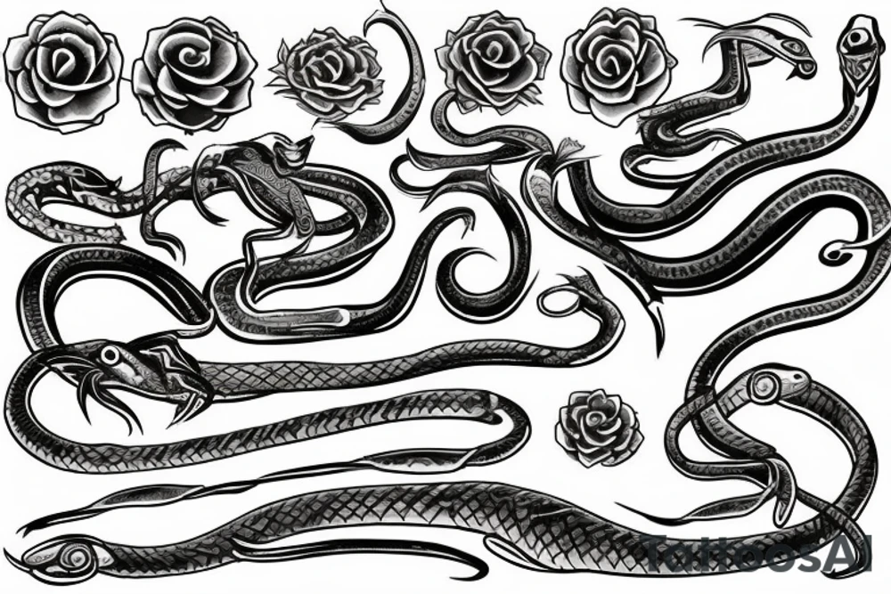 Snake tattoo idea