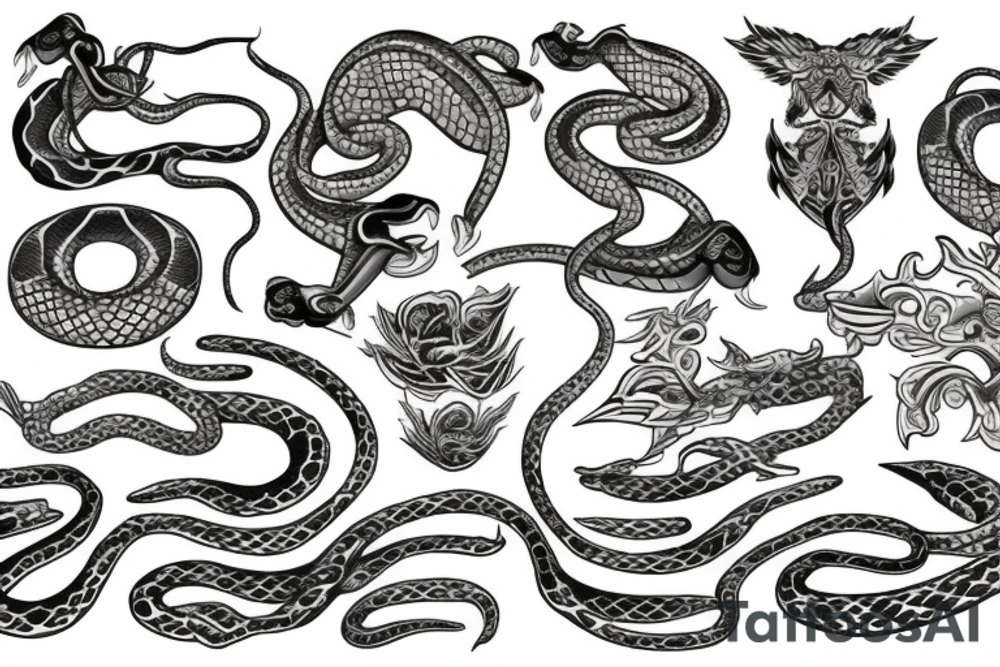Snake tattoo idea