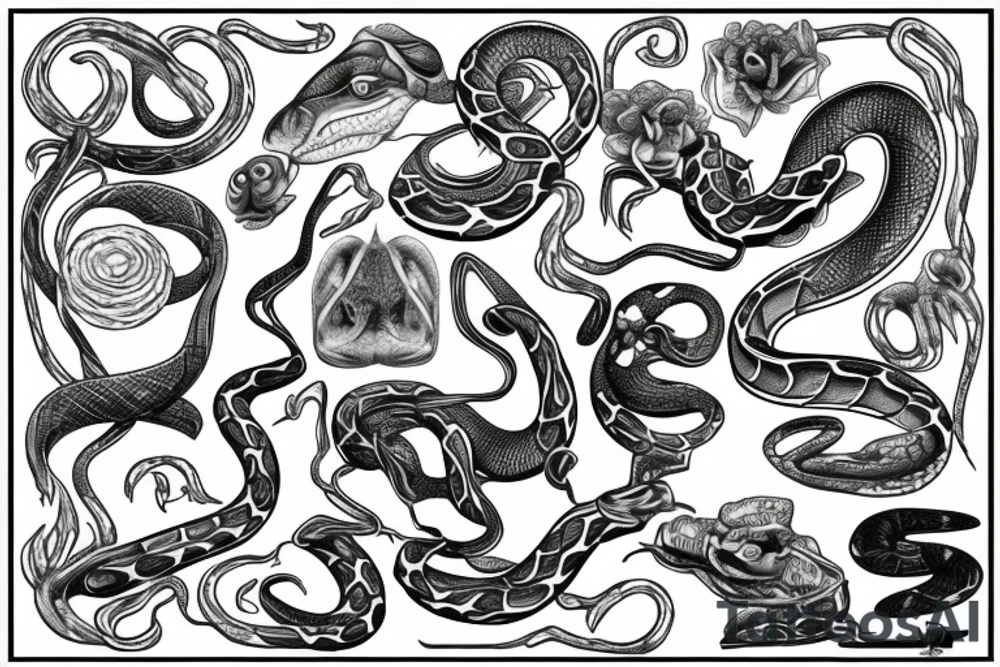 Snake tattoo idea