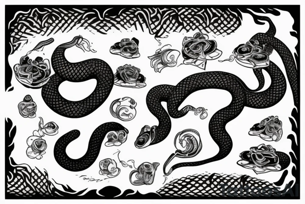 Snake tattoo idea