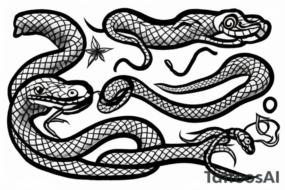 Snake tattoo idea