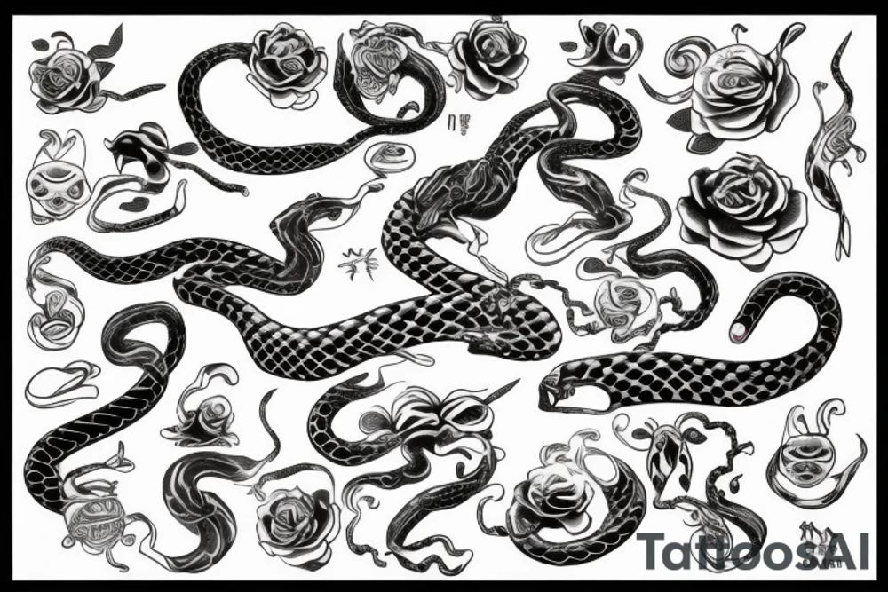 Snake tattoo idea
