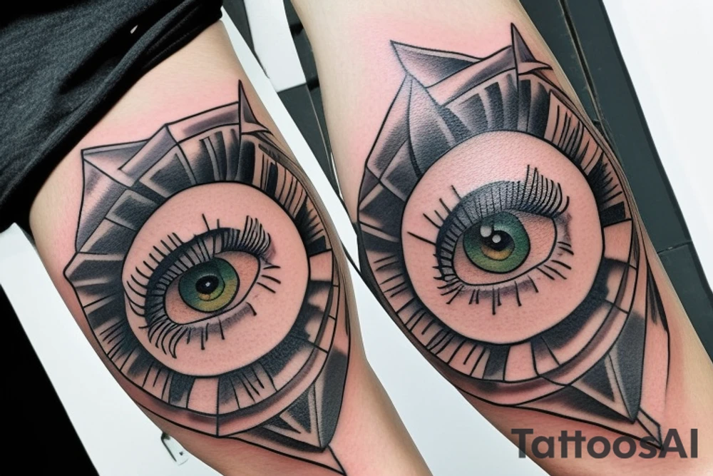Perfect eyes tattoo idea