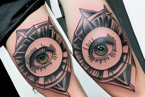 Perfect eyes tattoo idea
