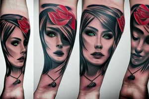 Perfect eyes tattoo idea