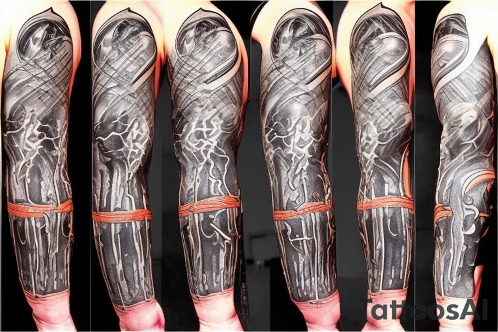 Dieu thor avec des éclair tattoo idea