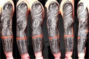 Dieu thor avec des éclair tattoo idea