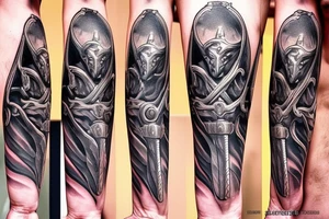 Dieu thor avec des éclair tattoo idea