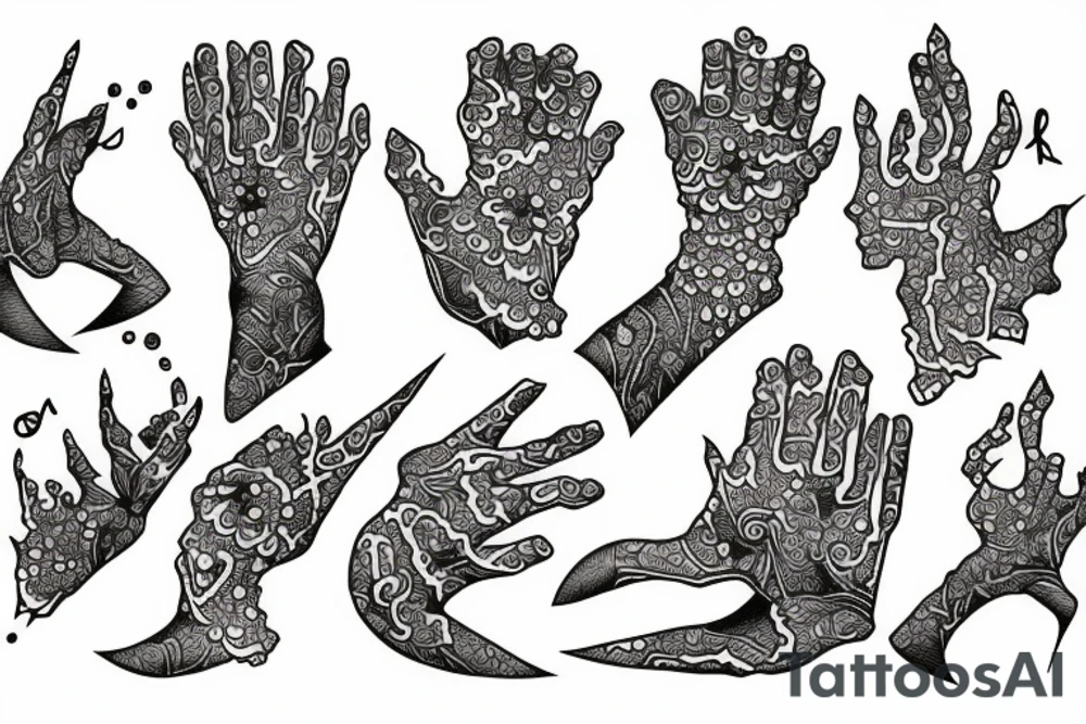 Broken bone tattoo idea