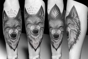 Il s'agirait du loup fenrir sur mon bras tattoo idea