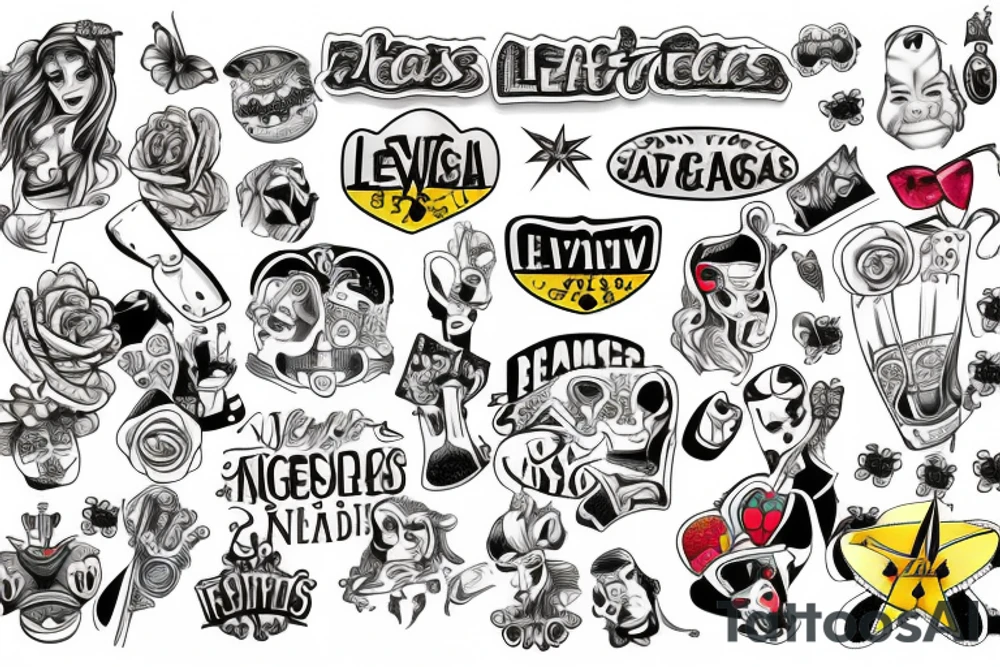 Las Vegas tattoo idea
