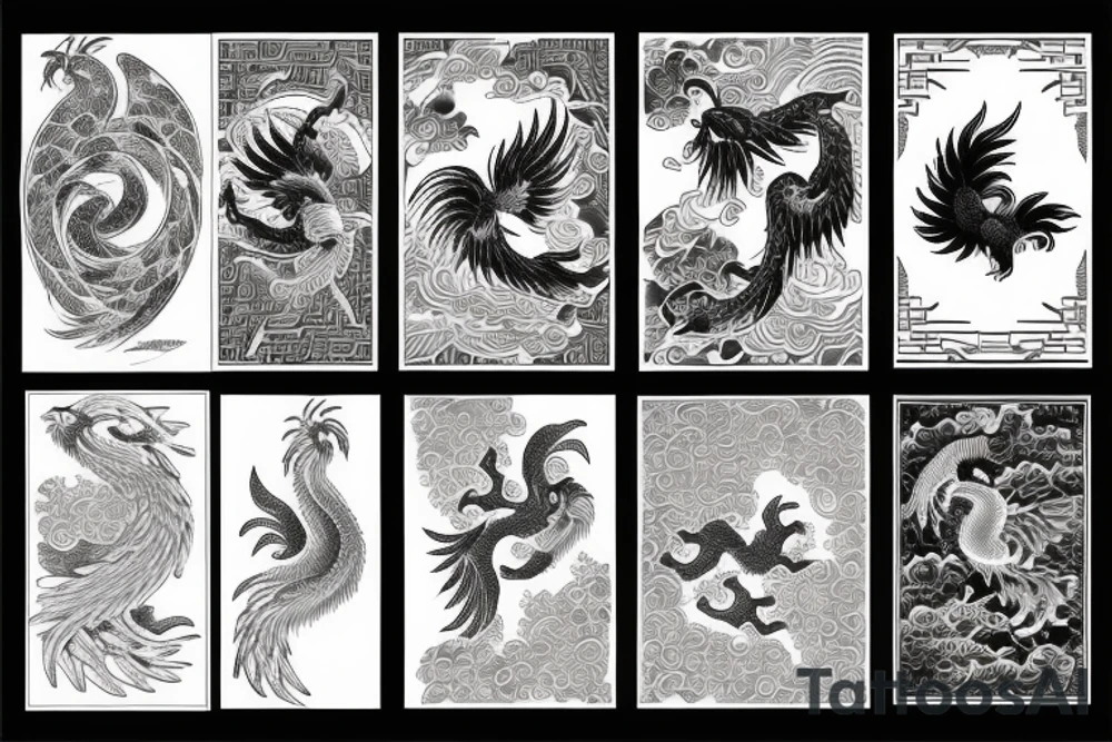 Chinese phoenix tattoo idea