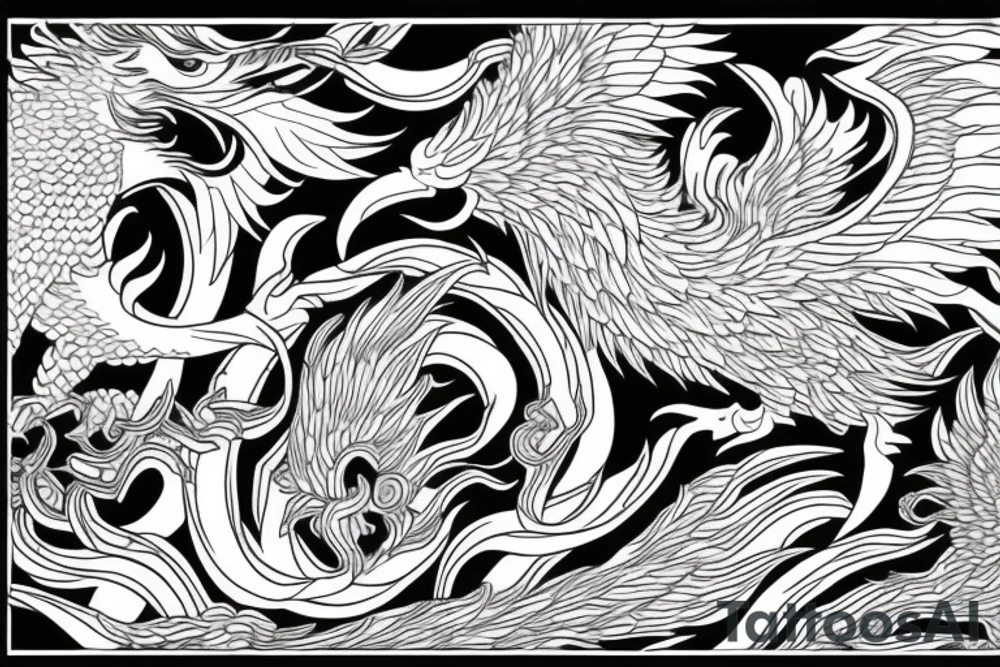 Chinese phoenix tattoo idea