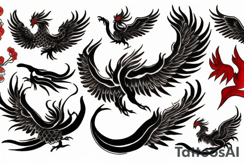 Chinese phoenix tattoo idea