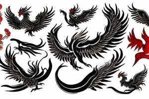 Chinese phoenix tattoo idea