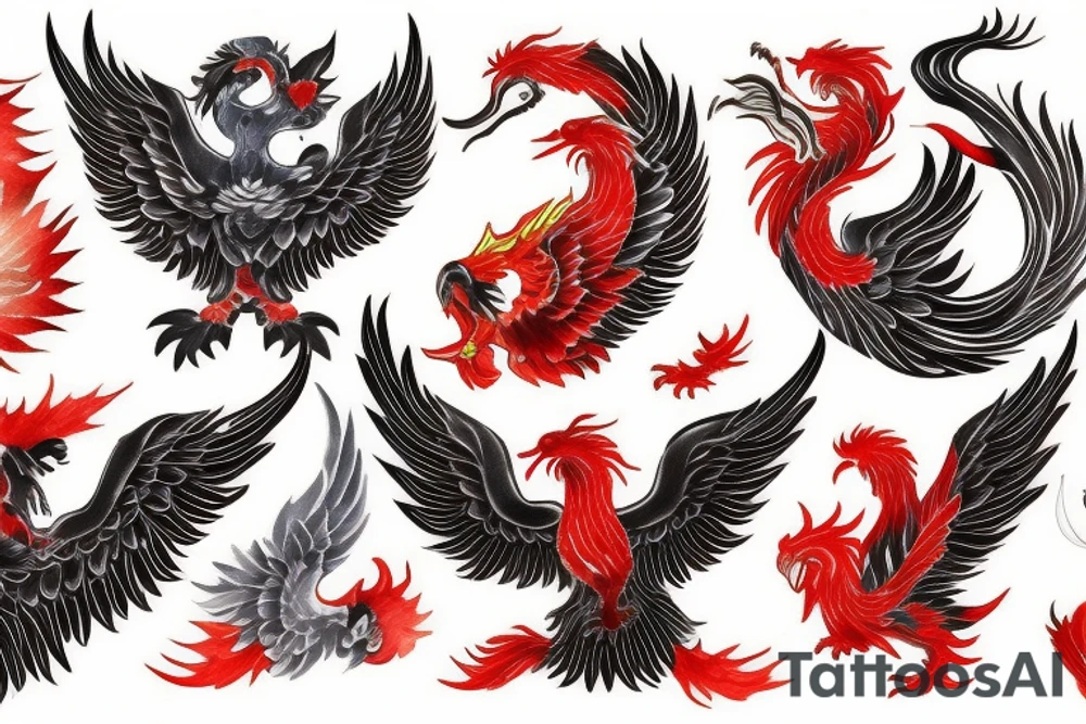 Chinese phoenix tattoo idea