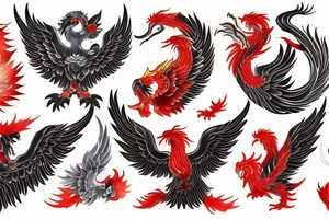 Chinese phoenix tattoo idea